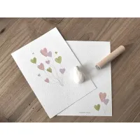 Kaartpin Boeketje Hartjes